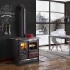 ROSA L 5.0 STEEL Cuisinière à bois NORDICA EXTRAFLAME