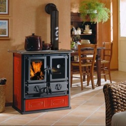 ROSETTA 5.0 CERAMICA LIBERTY Cuisinière à bois NORDICA EXTRAFLAME