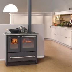 Sovrana Easy evo 2.0 Cuisinière à bois NORDICA EXTRAFLAME