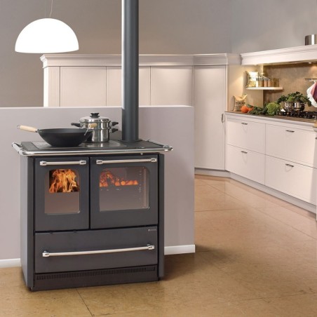 Sovrana Easy evo 2.0 Cuisinière à bois NORDICA EXTRAFLAME