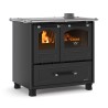 Cuisinière à bois Family 4,5 en acier et fonte NORDICA EXTRAFLAME