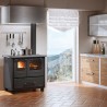 Cuisinière à bois Family 4,5 en acier et fonte NORDICA EXTRAFLAME