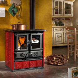 Cuisinière à bois ROSETTA 5.0 MAIOLICA NORDICA EXTRAFLAME